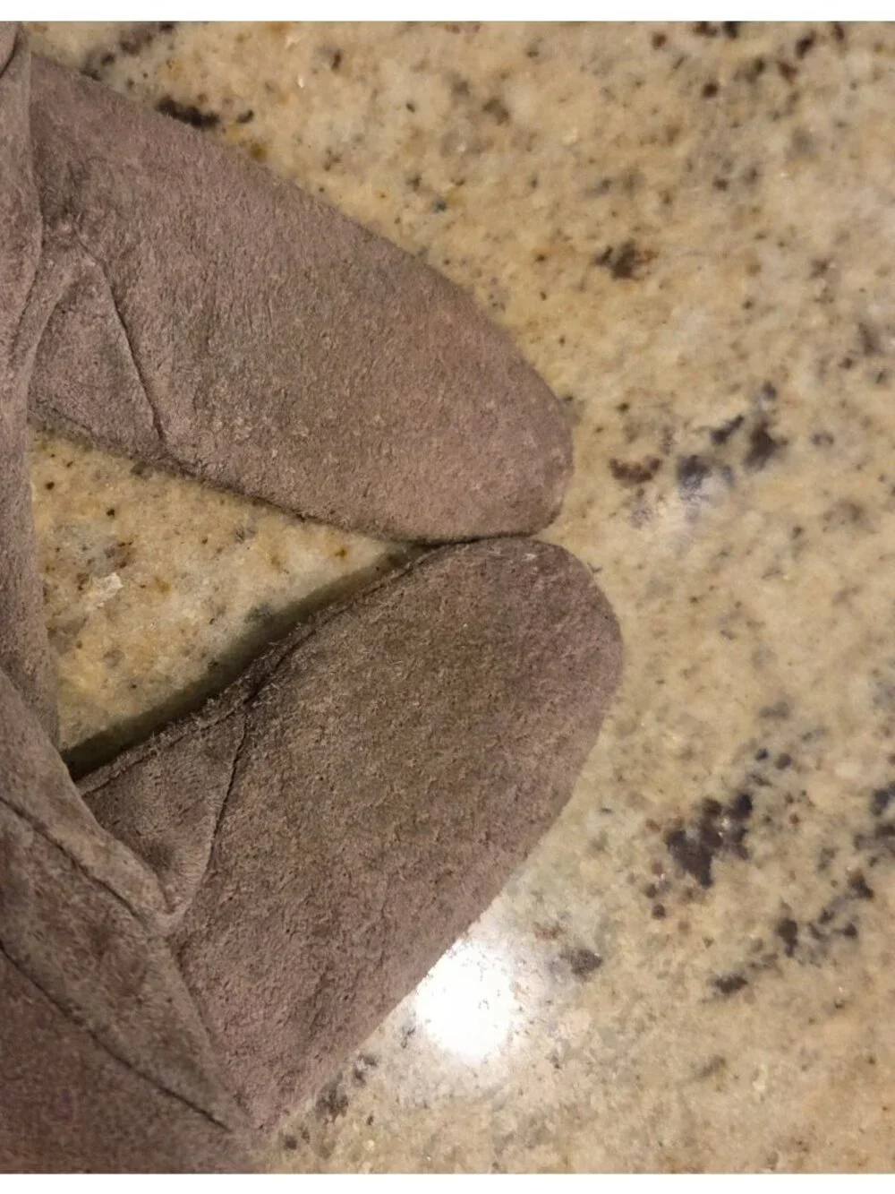 Vintage Womens Size M Gray Suede Leather Lined Gloves Fownes